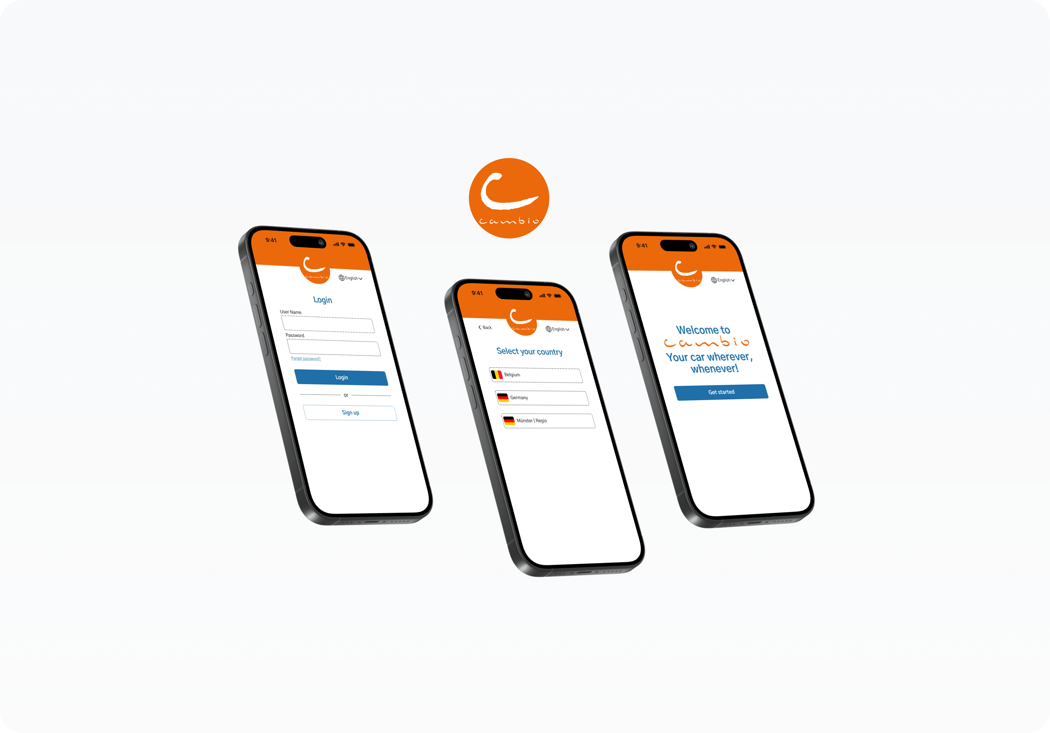 Cambio Autodelen App Redesign